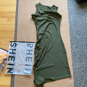 Extra small dress olive green New